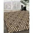 thumbnail image 2 of Ahgly Company Indoor Rectangle Patterned Black Bean Brown Area Rugs, 6' x 9', 2 of 6