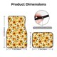 thumbnail image 5 of Balery Yellow Polka Dot Sunflower Juego de 4 Alfombrillas para Auto, Revestimientos de Caucho Resistente, Diseño Antideslizante, 5 of 7