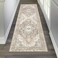 thumbnail image 4 of 2 x6ft Washable Hallway Runner Rugs, Non-Slip Soft Kitchen Rug Runner Laundry Room Rug, Vintage Floor Runner for Kitchen Entryway Laundry Room, 4 of 7