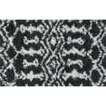 thumbnail image 3 of Contemporary 2x3 Area Rug Shag Thick (2' x 3') Geometric Dark Gray, White Indoor Scatter Easy to Clean, 3 of 9