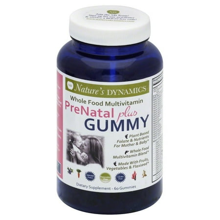 Nature's Dynamics PreNatal plus Gummy, 60 ch