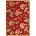 thumbnail image 2 of Safavieh Chelsea Emmet Bordered Wool Area Rug, Red, 6' x 9', 2 of 9
