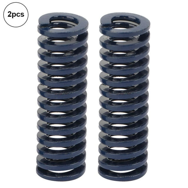 Herwey 2pcs OD 10mm ID 5mm High Accuracy Steel Blue Light Load Mould Die Spring ,Die Spring, Mould Die Spring