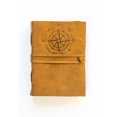 thumbnail image 3 of Compass Vintage Leather Journal With String, Vintage Journal, 220 Pages Handmade Deckle Edge Paper Journal 7 x 5 Inches, Leather Notebook , Leather Sketchbook, Leather Handmade Journal, 3 of 5