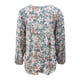 thumbnail image 5 of Tops para mujer Camisas Blusas Elegante Casual Camisas de manga larga Camisa Estampado floral Cuello en V Blusa de encaje Odeerbi  ODB-5, 5 of 5