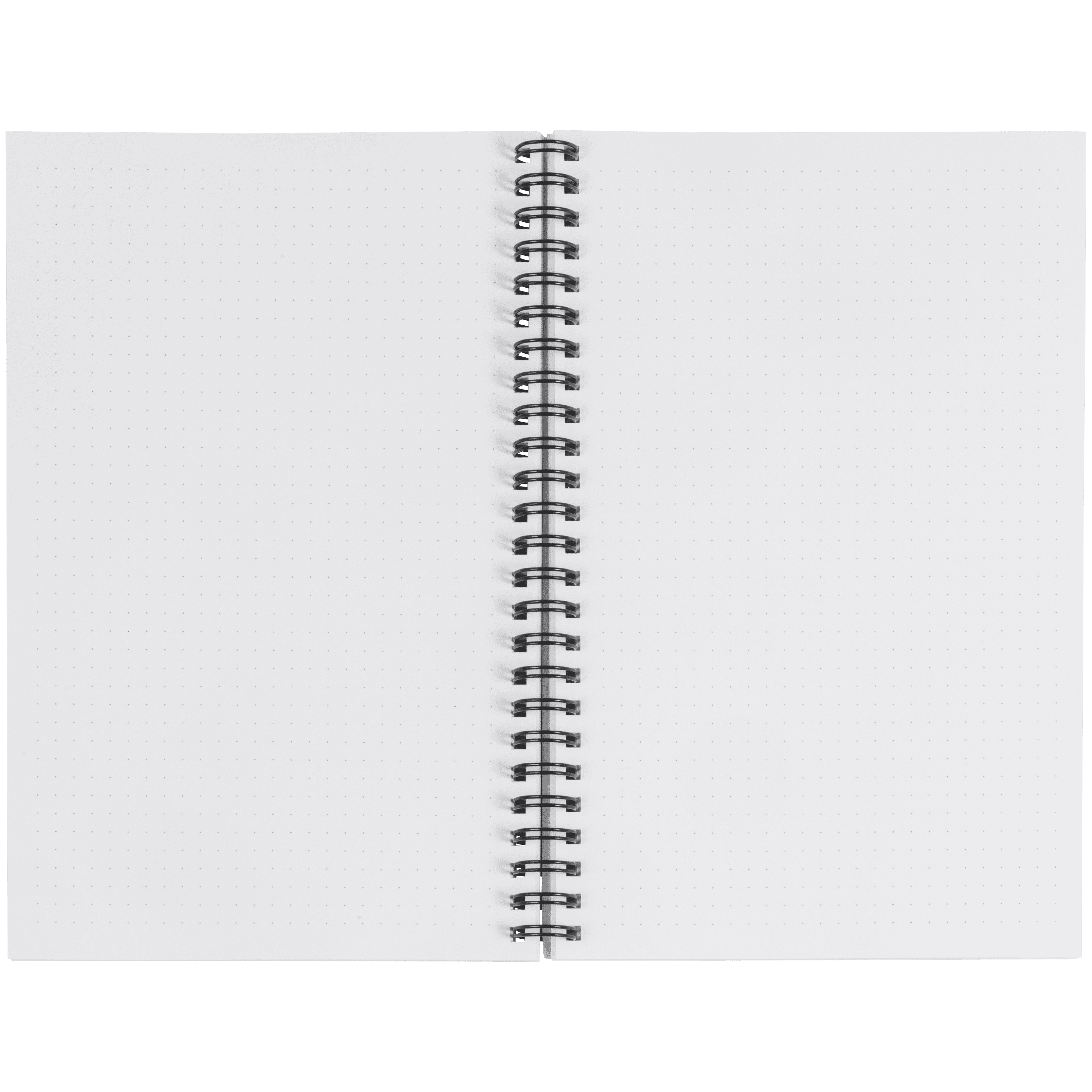 Silver Foil Spiral Notebook- Dotted Pages (150 pages)