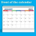 thumbnail image 5 of Calendario de Escritorio 2023 12 Meses Planificador Mensual Calendario 2023 Memo de Escritorio Agenda Diaria Organizador Oficina Azul, 5 of 5
