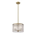 thumbnail image 5 of 1943P12-MGLD-Z-Lite-Glacier - 3 Light Pendant In Contemporary Style-9 Inches Tall and 12.5 Inches Wide-Modern Gold Finish, 5 of 7