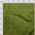 thumbnail image 2 of oneOone Cotton Jersey Green Fabric Batik Craft Projects Decor Fabric Printed By The Yard 58 Inch Wide, 2 of 4