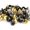 Mixed in Bag, variant on 100 Sets 9MM Metal Spikes and Studs Metal Cone Spikes Screw Back Leather Craft Rapid Rivet Screws Punk Studs and Spikes for Clothing Shoes Leather Belts Bag Rivets 11/32 Inch