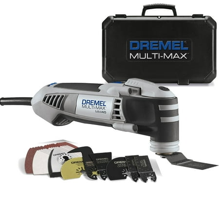 - Dremel MM40-05 3.8-Amp High Performance Oscillating 36 Piece Tool Kit