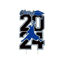 Yatlte Yard Sign, Glittering Congratulations Graduate, 24” x 18”, 2 Count