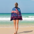 thumbnail image 4 of Independence Day Of The United States Flag Ultra Fine Fiber Beach Towels for Travel And Quick Drying Absorbent Towels for Swimming, 4 of 7