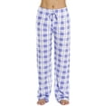 thumbnail image 1 of Pantalon de Pyjama à Carreaux pour Femmes en Jersey 100 % Coton Vêtements de Nuit, 1 of 3