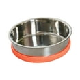 thumbnail image 1 of Comederos para gatos, bebederos y dispensadores de comida con base antideslizante. Naranja, 1 of 9