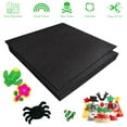 thumbnail image 4 of Tripumer 10 Pcs Felt Sheets Fabric Woven Acrylic Craft Fabric Nonwoven Felt for DIY Craftwork Sewing Patchwork Craft Felt Black, 4 of 6