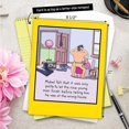 thumbnail image 3 of Strippergram Birthday' Big Greeting Card with Envelope 8.5 x 11 Inch - Grandma and Free Stripper Funny Cartoons, Comic, 3 of 5