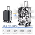 thumbnail image 6 of Balery Luggage Cover Tiger Butterfly Floral Art Print Suitcase Covers for Luggage Elastic Washable Suitcase Protector Fits 18-32 Inch Luggage-Large, 6 of 9