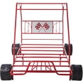 thumbnail image 4 of Acme Xander Go-Kart Metal Tube Car Bed, Twin, with Slat System, Multiple Finishes, 4 of 7