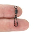 thumbnail image 3 of Bgsha Carpe Pêche Pivotant Changement Rapide Hooklink Clips Lien Rig Anneaux Appât Tackle 20pcs, 3 of 7