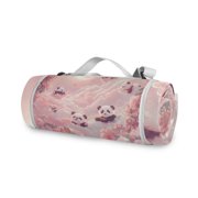 Picnic Blankets Teencool Beach Blanket Creatively Dreamy Panda Paradise Pattern Outdoor Blanket for Travel