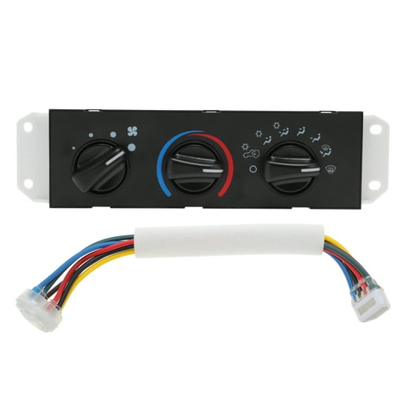 Unique Bargains No.55037473AB/BL101 Climate Control Module for Jeep Wrangler 1999-2004 Heater A/C Climate Control Panel Black