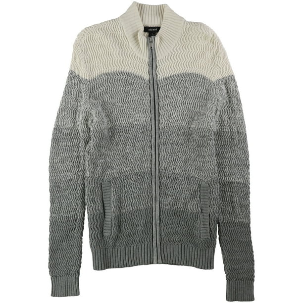 Alfani men's mock shop collar textured top coat