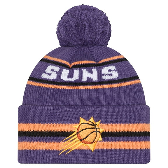 Men's New Era Purple Phoenix Suns Classic Cuffed Knit Hat with Pom