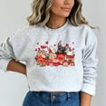 thumbnail image 4 of French Bulldogs and Coffee Valentine Sweatshirt, 4 of 8