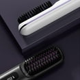 thumbnail image 6 of Cordless Hair Straightener Brush for Travel - Portable Hot Comb Thermal Brush Pro with Negative Ion for Women Girls, 6 of 9