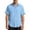 Sky Blue, variant on LTTVQM Men's 2026 Shirts Solid Color Short Sleeve Fashion Casual Beach Button-Down-Shirt for Summer & Vacation Sky Blue 3XL