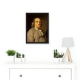 thumbnail image 2 of Painting Portrait Duplessis Benjamin Franklin Founding Father America USA Artwork Framed Wall Art Print A4, 2 of 4