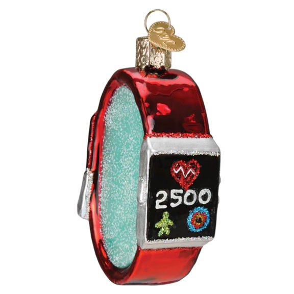 Old World Christmas Fitness Watch Glass Blown Ornament for Christmas Tree