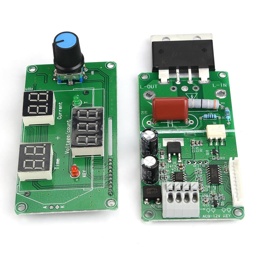 Spot Schweißer Steuerplatine 100A Digital - Doppelimpuls Controller Mit Fußpedal, Für 3000W Transformator
