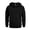 Multicolor, variant on Men's Hoodie with Zipper Arm Pocket, Fleece Cardigan Oversized Casual Pullover for Daily Wear, Lounge,Black,L