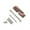 Reddish Brown, variant on TOP-MAX Aluminum Alloy Auto Spring Door Closer for Interior Door Reduce Noise (Bronze)