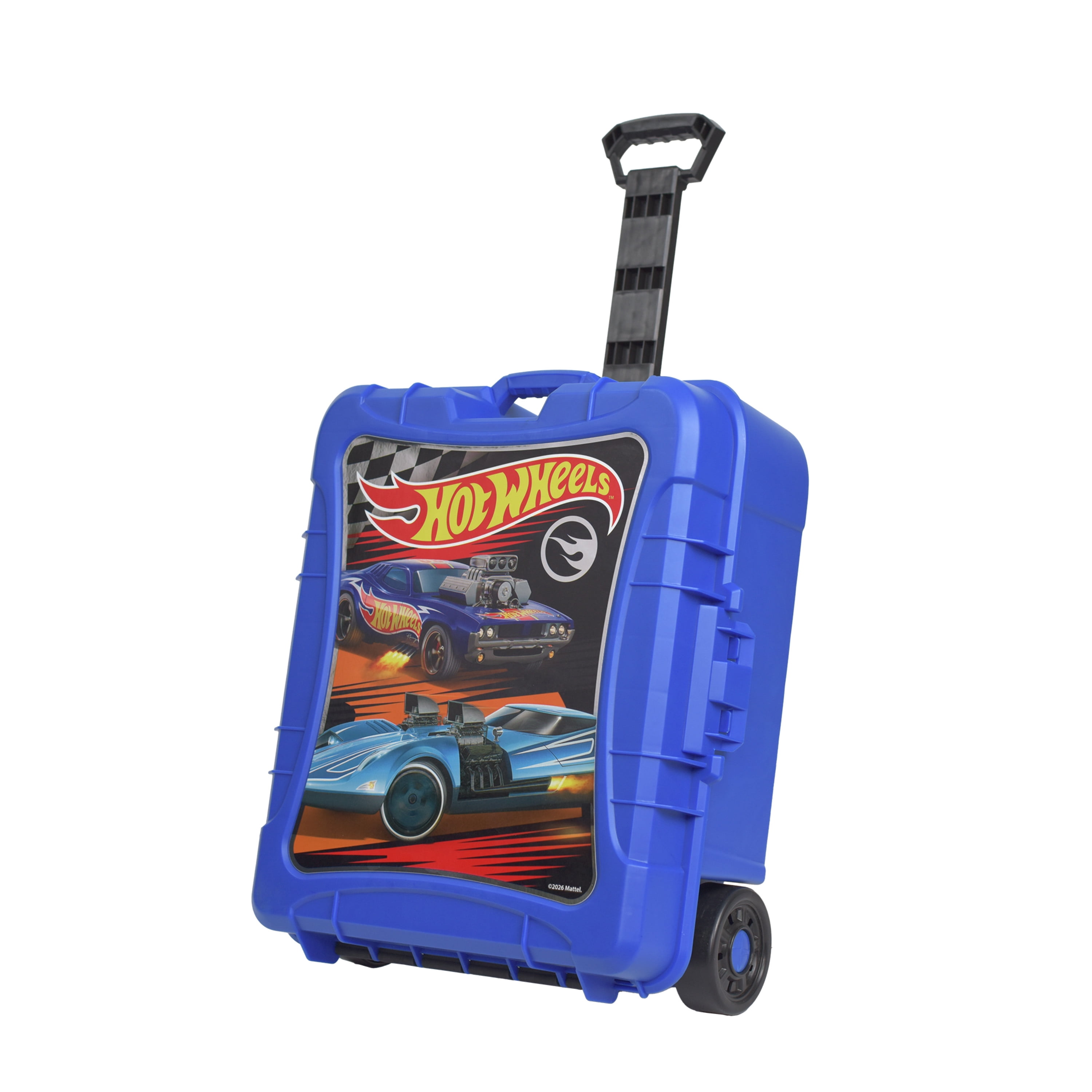 Hot Wheels 110 Vehicle Playsets Plastic Carrying Case in Blue, for Child Ages 3+