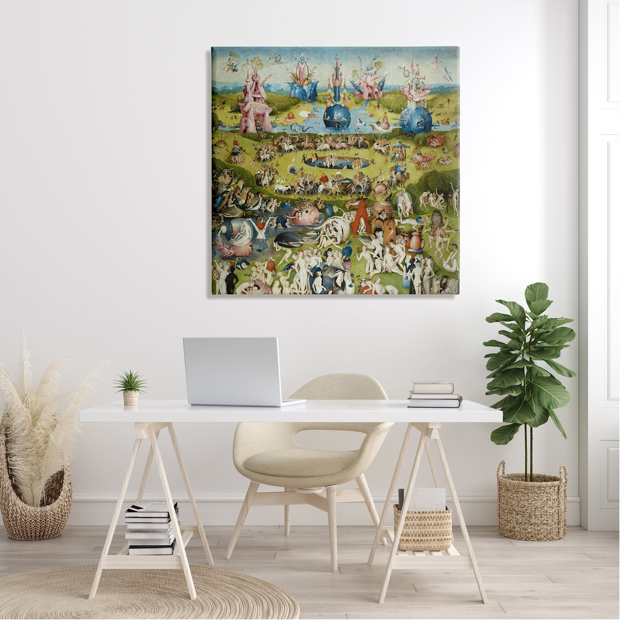 Stupell Industries Garden of Earthly Delights Center Panel Hieronymus Bosch Painting Painting Gallery Wrapped Canvas Print Wall Art, Design by one1000paintings