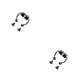thumbnail image 3 of Jumpingount 5 pares de anillos para la nariz que no perforan el segmento Tragus Lodestone moda estilo punk joyería del cuerpo aro Clip en Type2 NO2, 3 of 6