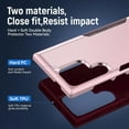 thumbnail image 4 of Entronix Heavy Duty Sleek Case for Galaxy S25 Ultra, Shockproof AntiDrop Hybrid Protection, Pink, 4 of 6
