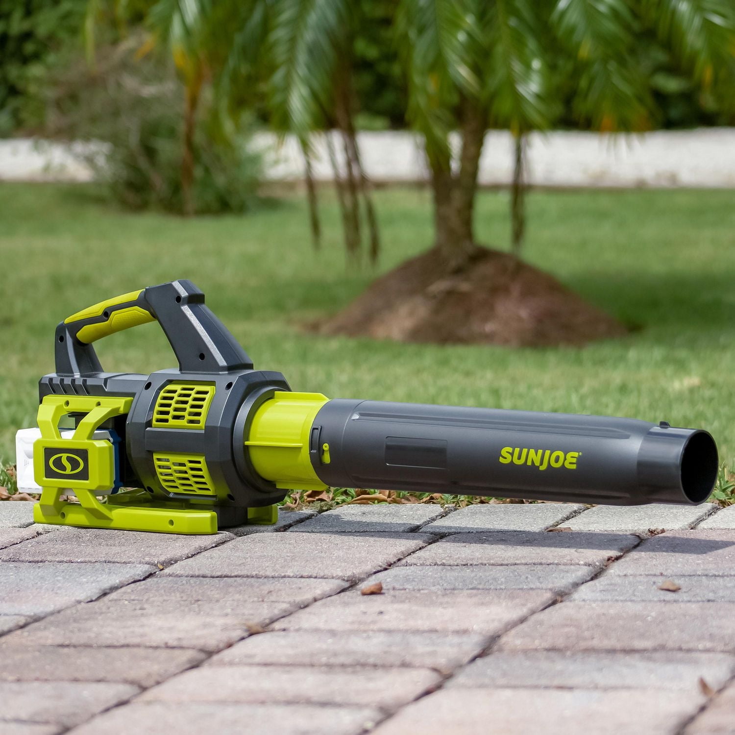 SunJoe 48V iON Cordless Brushless Turbine Jet Blower w/2 x 24V Batteries & Dual Charger