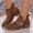 Camel, variant on Boots for Women Fall Outdoor British Warm Ankle Boots Solid Color Fashion Winter Block Heel Comfy Shoes Camel 7 Wide(EU:38)