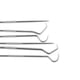 thumbnail image 2 of 9 palillos de dientes de metal reutilizables para dientes, juego de bolsillo portátil de acero inoxidable con dispensador de soporte, kit de limpieza de dientes para exteriores, 2 of 4