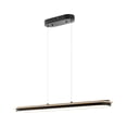 thumbnail image 2 of Chandelier Curved Linear Satin Black  Wood, 2 of 2