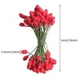thumbnail image 5 of YINKUU Artificial Berries Decotation Christmas Wire DIY Simulation Double Headed Berry Small fruit Approximately 50pcs, 5 of 7