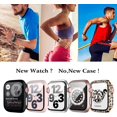 thumbnail image 7 of PINHEN 6 Pack for 2022 Apple Watch SE Series 6/5/4 40mm Case with Tempered Glass Screen Protector,Slim Guard Bumper Full Coverage Hard PC Protective Cover HD Ultra-Thin Cover for iWatch 40mm Accessori, 7 of 7