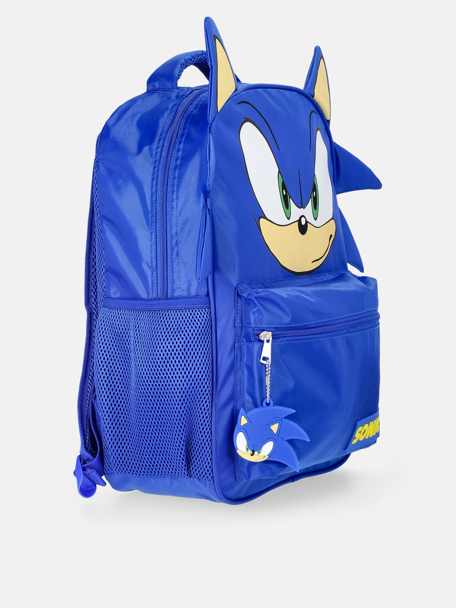 Sonic the Hedgehog Kids' Big Face 17" Backpack, Blue