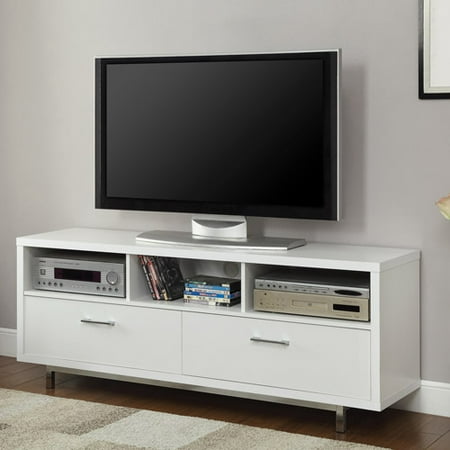 Contemporary White Floating top TV Console for TVs up to 46″ Contemporary White Floating top TV Console for TVs up to 46″