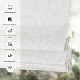 thumbnail image 4 of LazBlinds No Tools No Drill Cordless Roman Shades for Windows, Blackout Thermal Insulated UV Blocking Window Blinds, Room Darkening Fabric Blinds for Indoor Windows, 21'' W x 48'' H, Off White, 4 of 6