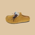 thumbnail image 2 of Chaussures de Course pour Femmes Mode Polyvalentes Style Ethnique Demi-Pantoufles 36-41 Chaussures Décontractées pour Femmes Tendance Confortables Plates, 2 of 9